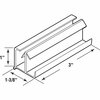 Prime-Line Tub Enclosure Bottom Guide, For Frameless Panels, Clear vinyl, Snap-in M 6217